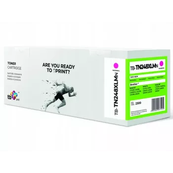 Toner voor Brother TN248XLM TB-TN248XLMN 100% nieuw magenta