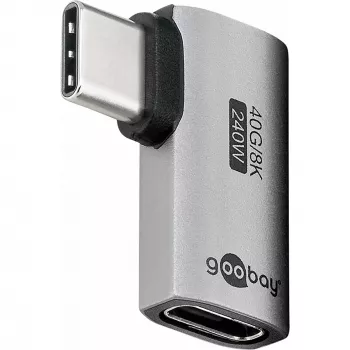 Goobay USB-C-adapter horizontaal 90° USB4 - stekker > bus (74441)