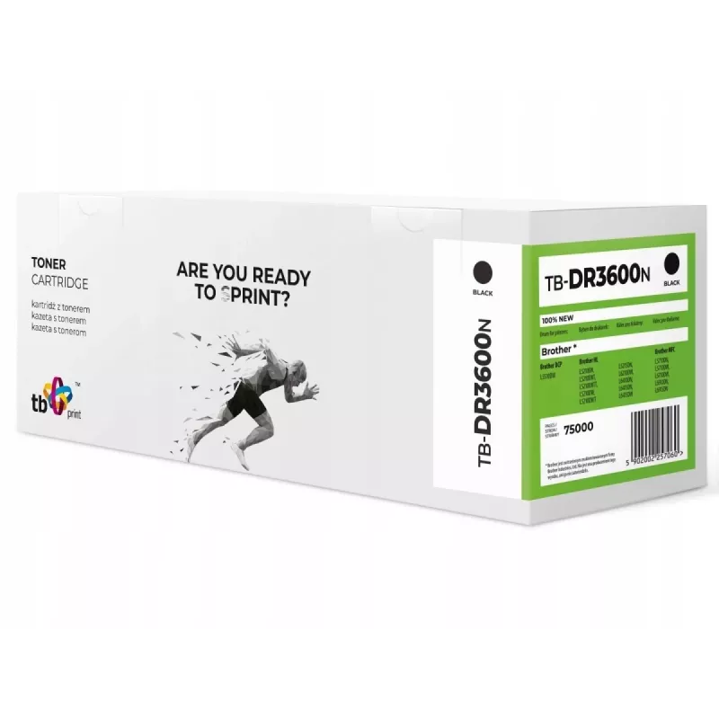 TB Print TB-DR3600N drumeenheid voor Brother DR-3600, zwart, 75.000 pagina's