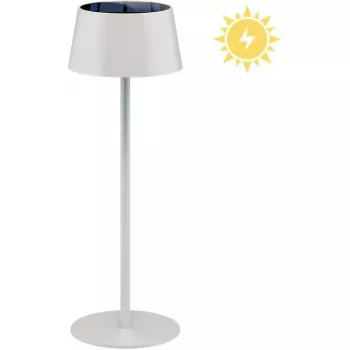 Tafellamp GOOBAY RB73929 draadloos solar LED, wit