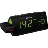 Sencor SRC 330GN wekkerradio met tijdprojector, FM-radio, ledscherm, groen/zwart
