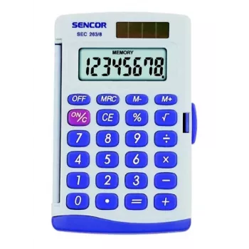 Rekenmachine Sencor SEC 263/8 zakmodel grijs