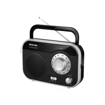 SENCOR radio SRD 210 BS, zwart/zilver