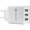 everActive SC-300 telefoonlader 3x USB 3,4A, wit
