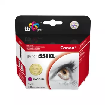 Inktpatroon TB compatibel met Canon CLI-551XL MG magenta