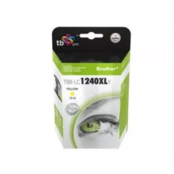 TB compatibele inktcartridge voor Brother LC1240XL, geel (TBB-LC1240XLY)