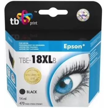 Inktpatroon TB compatibel met Epson T1811 zwart 100% nieuw