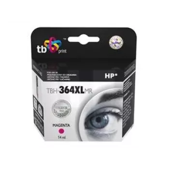 TB inktpatroon compat. S HP CB324EE (nr. 364), TBH-364XLMR, magenta