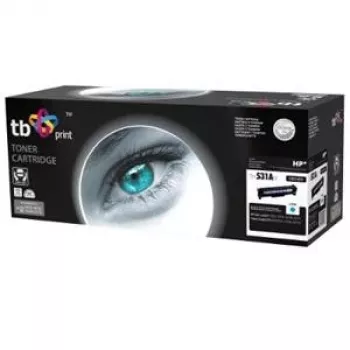 Toner TB compatibel met HP CC531A, 100% nieuw, cyaan