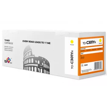 Toner TB compatibel met OKI C301 to-C301YN YE