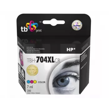 Inkt HP DJ IA 2060 kleur refurbished XL TBH-704XLCR (HP nr. 704 CN693AE)