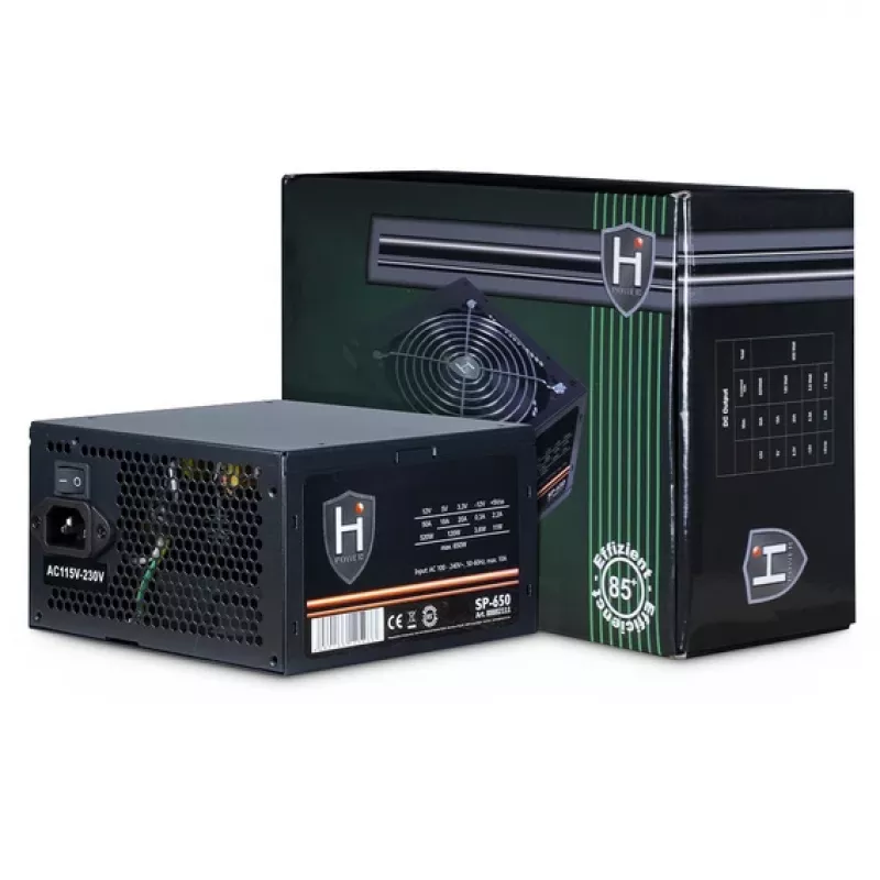 Voeding Inter-Tech HIPOWER SP-650 650 W