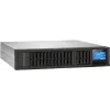 PowerWalker VFI 3000 CRM LCD online noodstroomvoeding (UPS) 3000 VA / 2400 W, 4x IEC C13, USB/RS-232, 19" 2U rack/tower, zwart