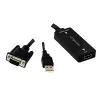 Videokabel-adapter LogiLink CV0060 zwart