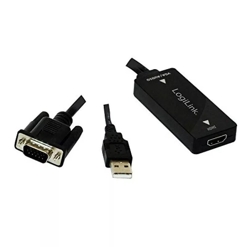 Videokabel-adapter LogiLink CV0060 zwart