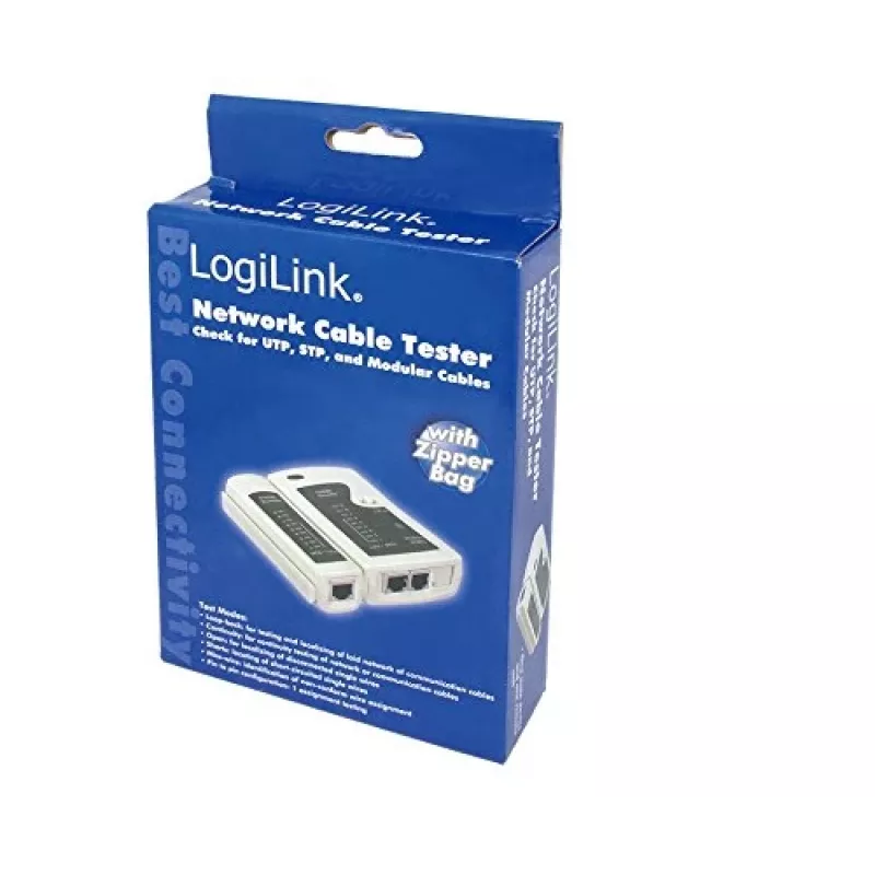 Kabeltester, LogiLink WZ0010, netwerkkabel-testapparaat