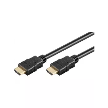 Wentronic goobay Series 2.0 - Highspeed - HDMI-kabel met Ethernet - HDMI mannelijk naar HDMI mannelijk - 15 m - Dubbele isolatie - Zwart - 4K Ultra HD s