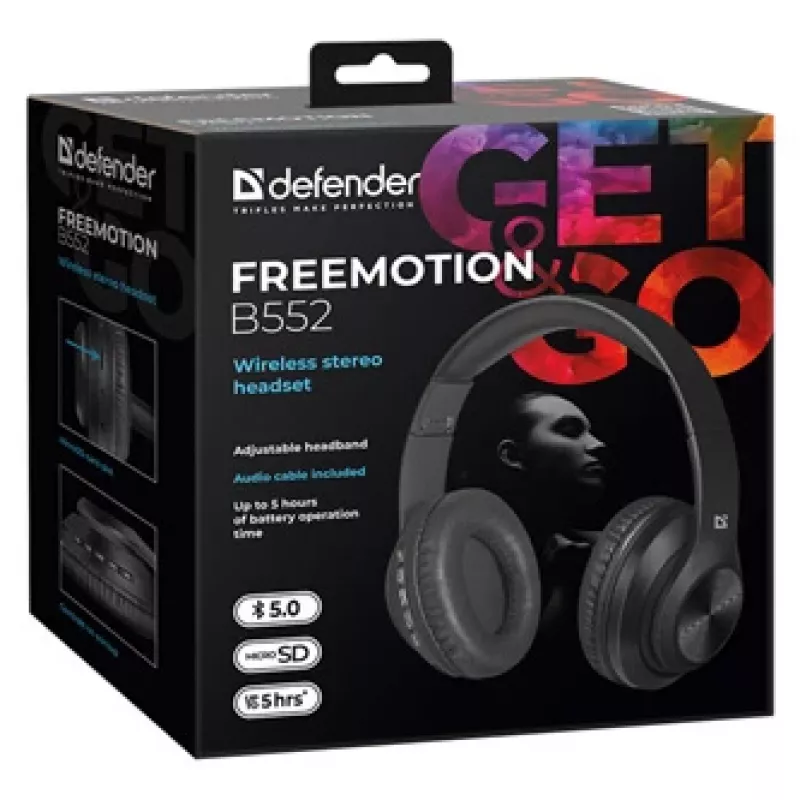Koptelefoon Defender FreeMotion B552