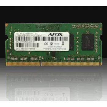AFOX AFSD38BK1P - 8 GB - 1 x 8 GB - DDR3 - 1600 MHz - 204-pins SO-DIMM
