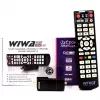 WIWA H.265 MINI LED DVB-T/T2 tv-tuner, H.265/HEVC, Full HD, HDMI, zwart
