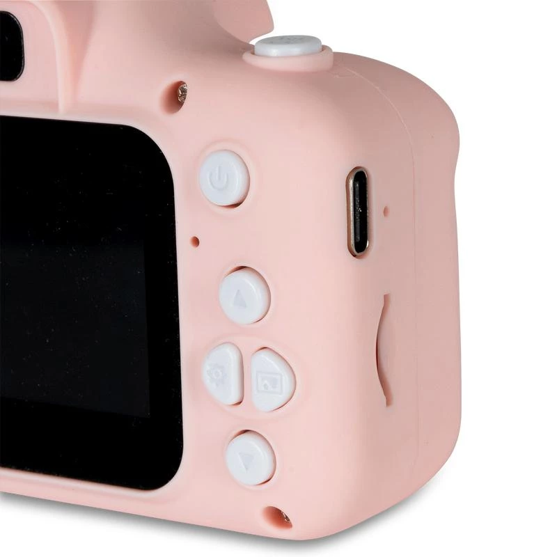 Kinderdigitale camera DENVER KCA-1340RO — compact 85 g, roze