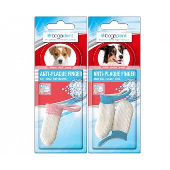 BOGAR Bogadent® Anti-plaque-vinger – vingerhoes voor het verwijderen van tandplak – 2 stuks