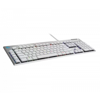 LOGITECH G815 LIGHTSPEED RGB mechanisch gaming-toetsenbord – GL Tactile - WIT - PAN - USB - NORDIC-613 - TACTILE SWITCH