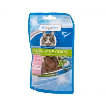 BOGAR Bogadent Plaque-stop chips vis - kattensnack - 50 g