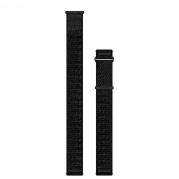 Garmin Quick Release nylon horlogeband 22 mm zwart/slate gray (010-14400-08)