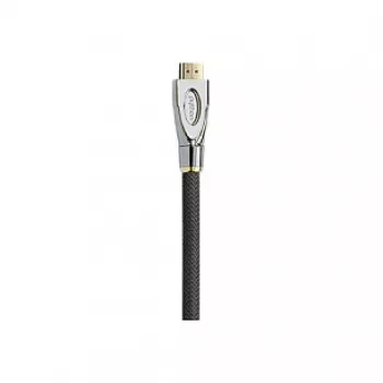PYTHON HDMI 2.0-kabel 2 m zwart 4K 60Hz 18Gbps nylon gevlochten