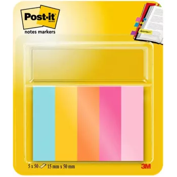 3M Page Marker 670-5-BEA assorti 5x100 vellen/pack