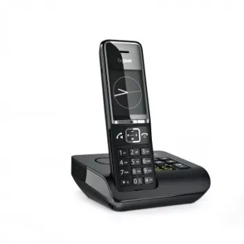 Gigaset Comfort 550A draadloze telefoon met antwoordapparaat, zwart