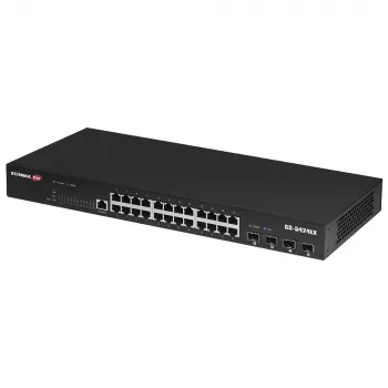Edimax GS-5424LX 28-poorts Gigabit web smart switch met 4 x 10GbE SFP+ poorten