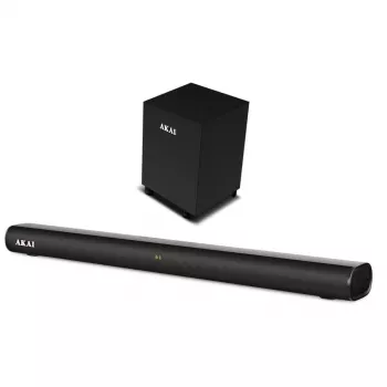 AKAI soundbar ASB-20CSW 2.1 80W draadloze subwoofer Bluetooth 5.0 HDMI ARC