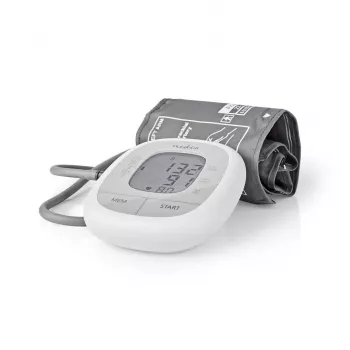 Nedis HCBL400WT bloeddrukmeter, bovenarm, LCD-display, 22-42 cm manchet, wit