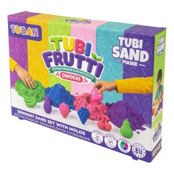 TUBAN Sensory Sand - Tubi Frutti set 1 kg multicolor fruitgeur