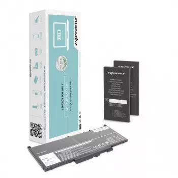 MOVANO accu J60J5 GG4FM MC34Y voor Dell E7270 E7470 - 7200 mAh (55 Wh)