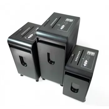 Wallner MR 2817 C4 Cross-Cut papiersnipperaar, 10 vel, 21 L, zwart