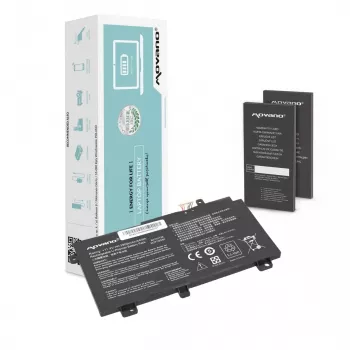 MOVANO accu B31N1726 voor Asus FX504 FX505 FX80G - 3900 mAh (44 Wh)