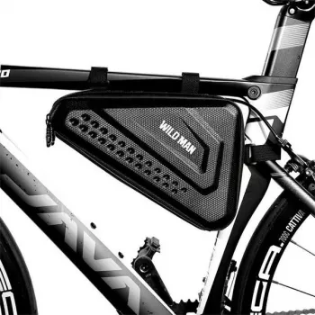 WILDMAN ES19 1L fiets bovenbuistas zwart