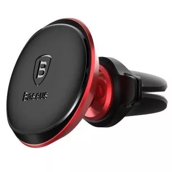 BASEUS magnetische ventilatiehouder voor in de auto rood