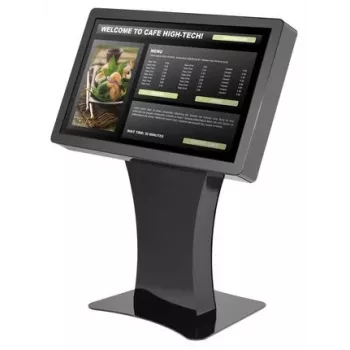 Peerless Landscape Kiosk KILH550-EUK - vloerstandaard - voor LCD-display - afsluitbaar - hoogglans zwart - schermformaat: 127 cm (50 inch)