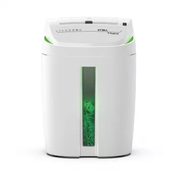 Kobra Hybrid C4 cross-cut versnipperaar, P-4, 10-12 vel, 27L, zwart