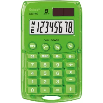 Rebell Starlet G zakrekenmachine, 8 cijfers, groen