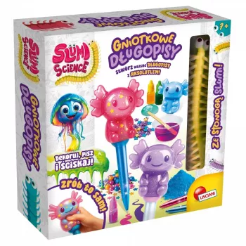 LISCIANI Slumi Squishy Pens - assortiment novelty balpennen met stressverlagend opzetstuk, zwarte inkt, 0,7 mm medium punt, verpakking met 1 stuk
