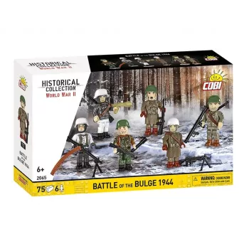 COBI Small Army Battle of the Bulge 1944 bouwstenenset, 75 onderdelen, 1 US-soldatenfiguur