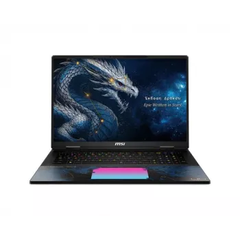 MSI Titan 18 HX Dragon Edition Draco Epic A2WJ-1218 (Intel Core Ultra 9 290HX Plus, 96GB RAM, 4TB SSD, RTX 5090, 18 inch UHD+ 240Hz, Windows 11 Home, zwart)