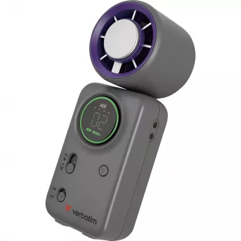 Verbatim Cool'n'Go Ice Touch Mini handventilator (paars/grijs)