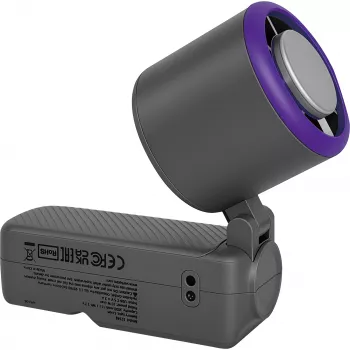 Verbatim Cool'n' Go Ice Touch Pro handventilator grijs/paars