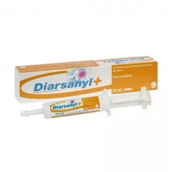 Ceva Diarsanyl Plus orale pasta voor honden en katten met acute diarree, 24 ml spuit